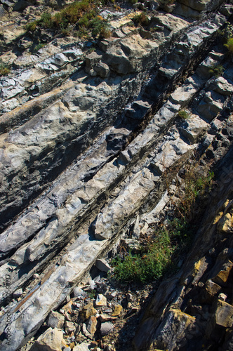 rocks and stones of the sea coast