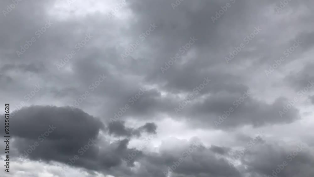 Time lapse clouds. Dark clouds running fast speed forward. Time lapse clouds. Dark clouds running fast speed forward.