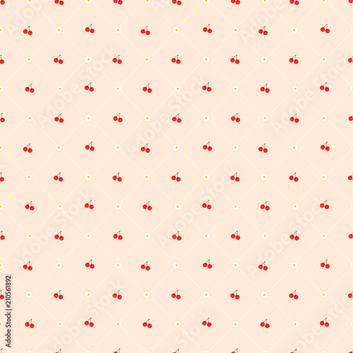 tiny sweet berry seamless pattern