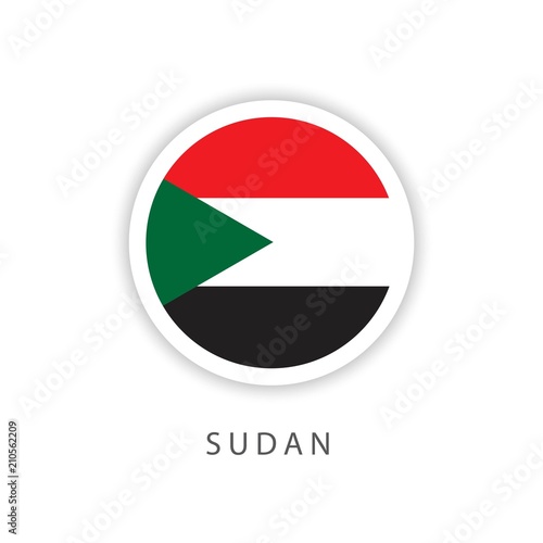 Sudan Circle Flag Vector Template Design Illustrator Free Download Sudan Circle Flag Vector Template Design Illustrator - GFXLoad