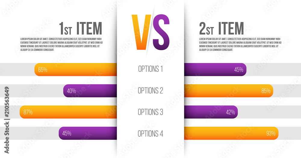 Creative vector illustration of service comparison table isolated on ...