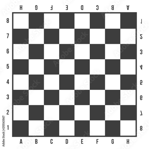 Creative vector illustration of chess board set isolated on transparent background. Art design checkered, checkerboard, chessboard, planes. Abstract concept graphic element