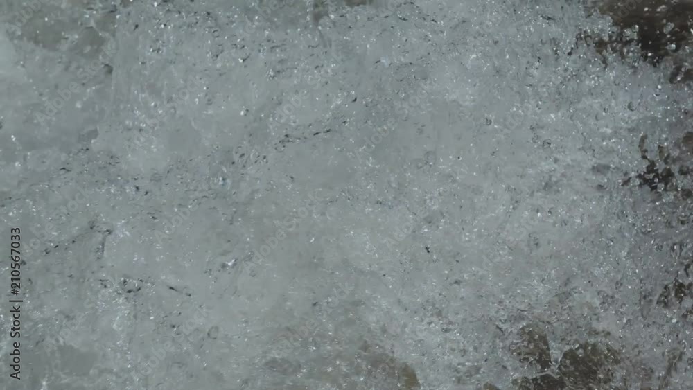 Beautiful Water Splash in Crystal Natural Cave Beautiful Water Splash in Crystal Natural Cave