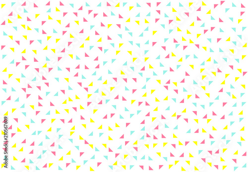 Colored geometric pattern background, texture of triangles.