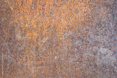 Rough texture. The surface of rusty iron sheet