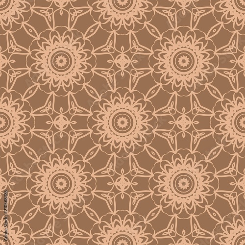 Modern Decorative geometric ornament. Vector illustration. For design, wallpaper