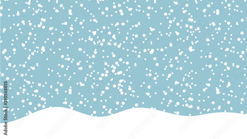 Snow winter sky background. Vector illustration. Snow winter sky background. Vector illustration.