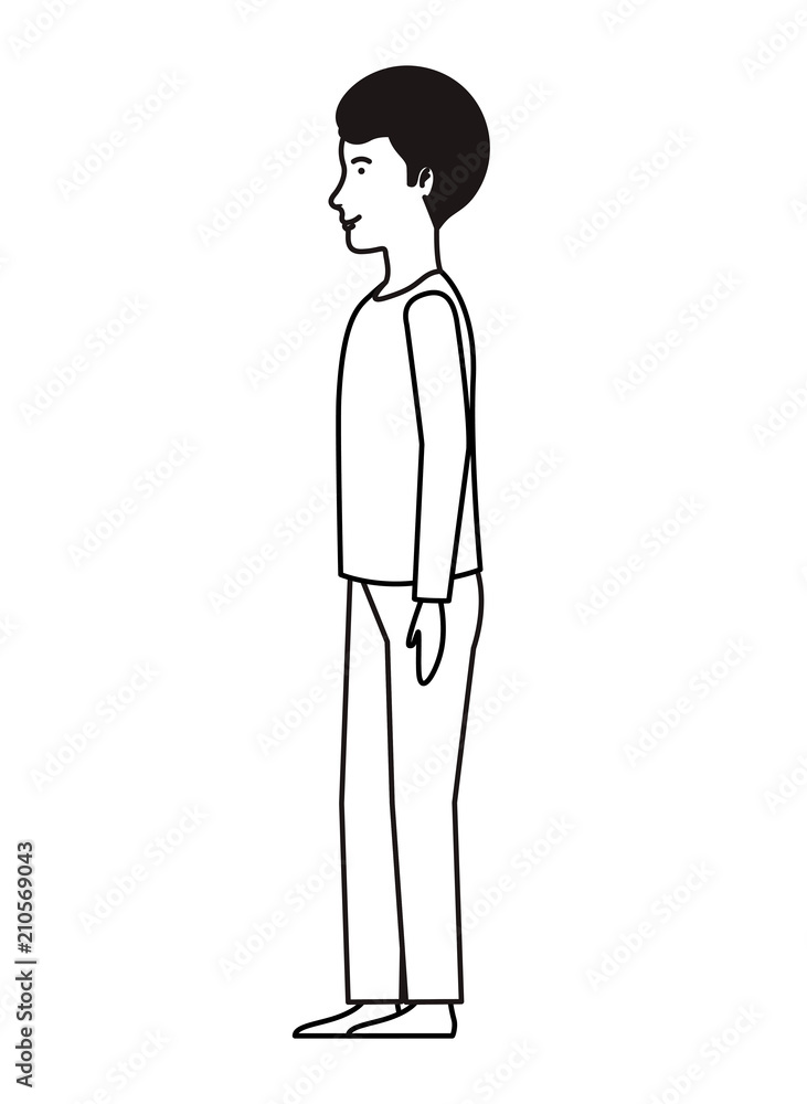 young man avatar character vector illustration design young man avatar character vector illustration design