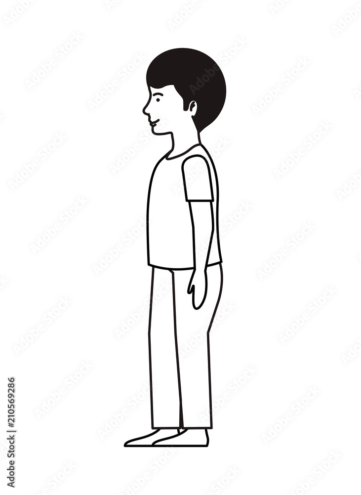 young man avatar character vector illustration design young man avatar character vector illustration design