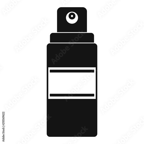 Sunscreen spray icon. Simple illustration of sunscreen spray vector icon for web design isolated on white background