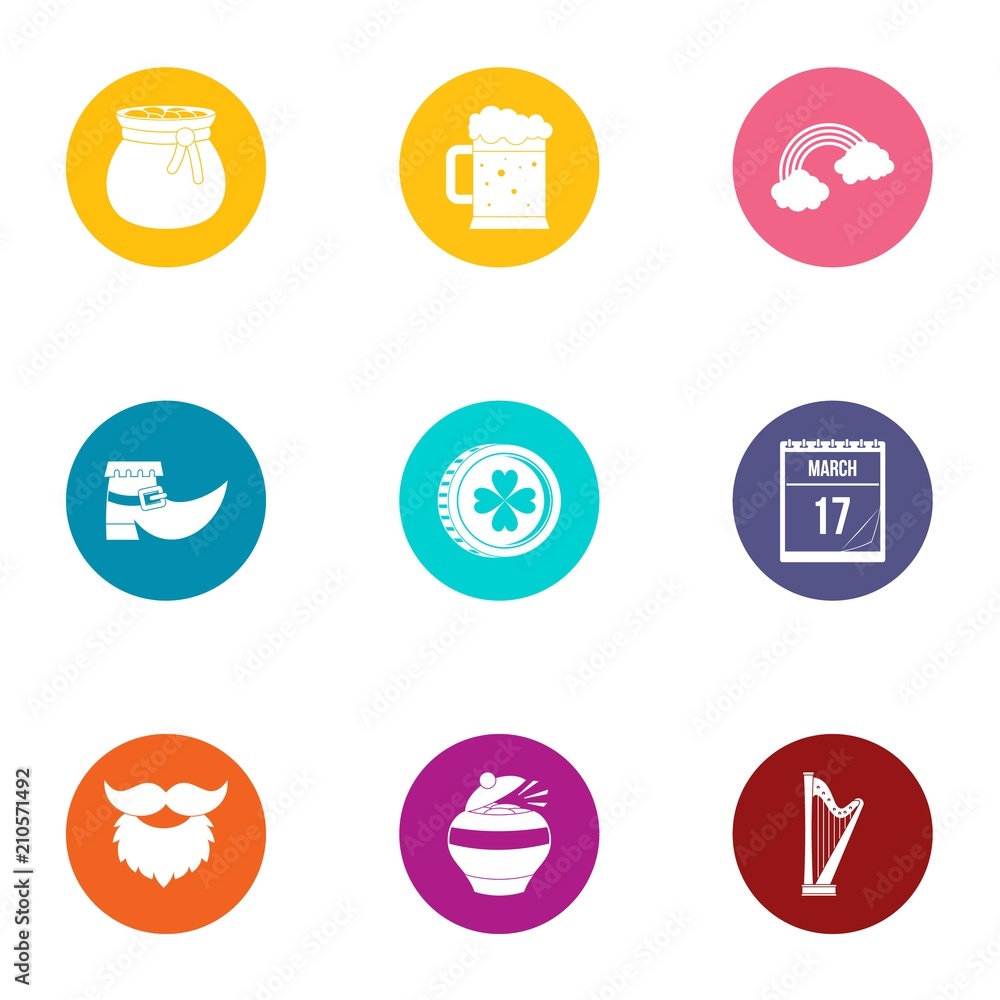 Getaway icons set. Flat set of 9 getaway vector icons for web isolated on white background Getaway icons set. Flat set of 9 getaway vector icons for web isolated on white background