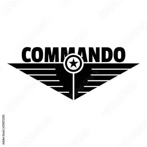 Bilde på lerret Commando logo