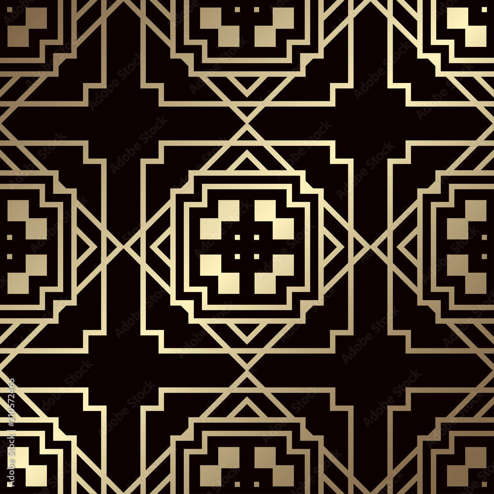 Obraz premium Art Deco seamless pattern