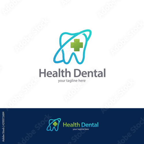 Health Dental Logo Design Template