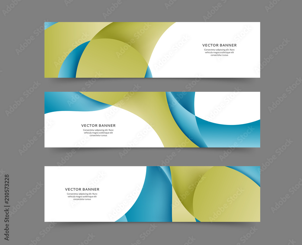 Fototapeta premium Web banner templates