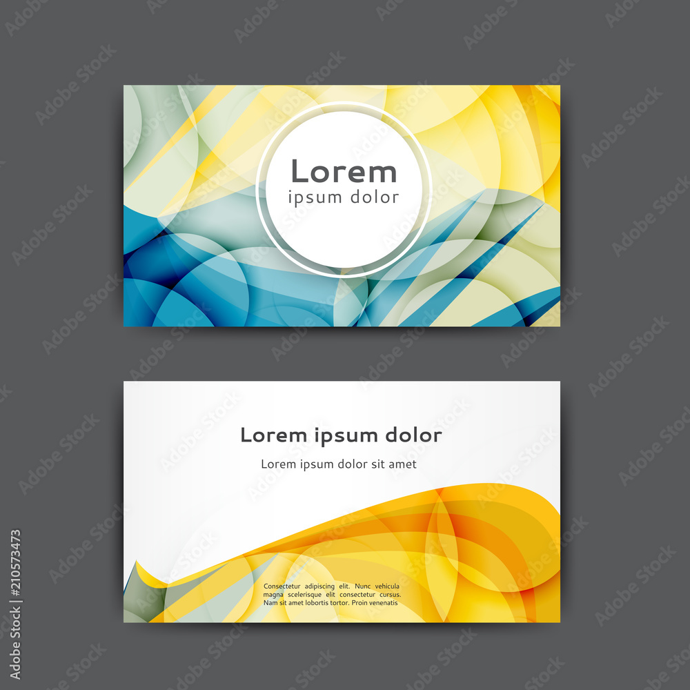 Fototapeta premium Business card template