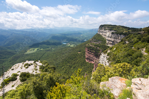 Catalonia mountain landscape from Tavertet village