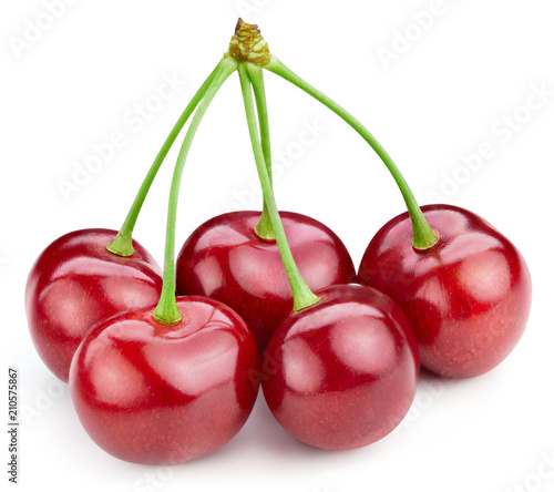 cherry isolated on white