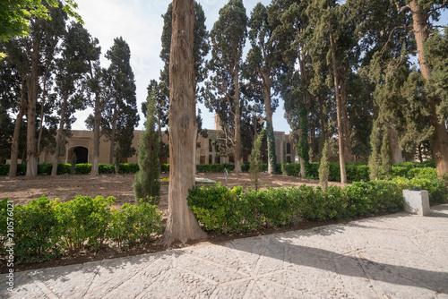 Fingarden in Kashan. Fingarden is a historical Persian garden, one of the most famous royal gardens of the country and the place where Amir Kabir was murdered.
