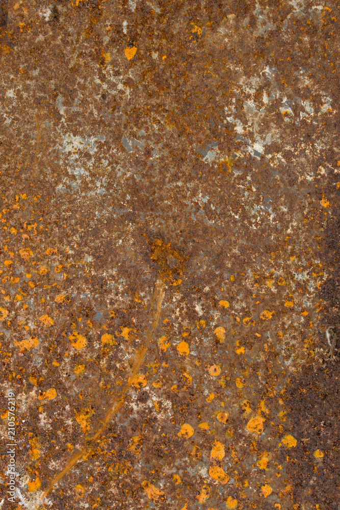 The Texture Of The Old Rusty Metal Plate. The Texture Of The Old Rusty Metal Plate.