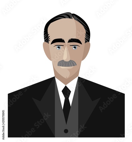 face portait great economist