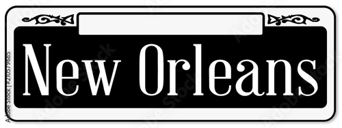 New Orleans Typical Sign
