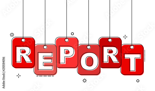 red flat line tag report