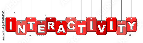 red flat line tag interactivity