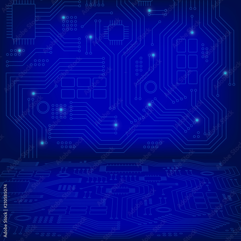 High-tech technology background texture in blue. Abstract technology circuit board, Vector background, 3d. Vector illustration EPS10. High-tech technology background texture in blue. Abstract technology circuit board, Vector background, 3d. Vector illustration EPS10.