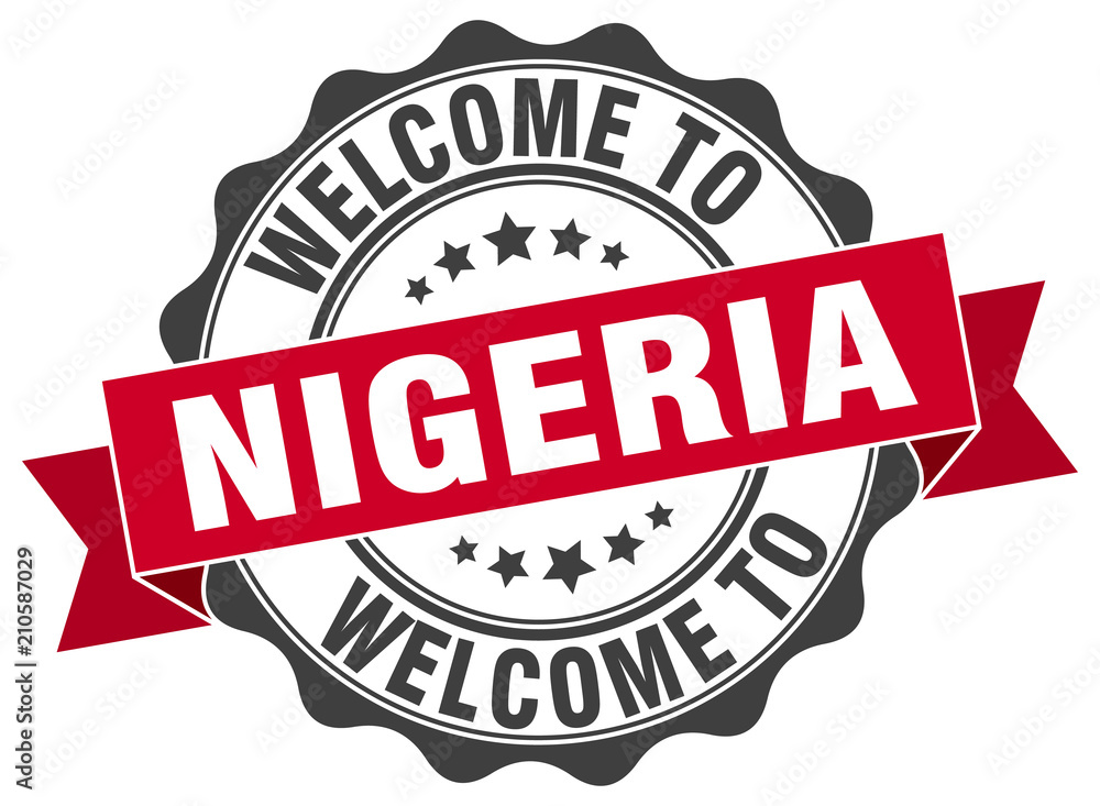 Nigeria round ribbon seal Nigeria round ribbon seal