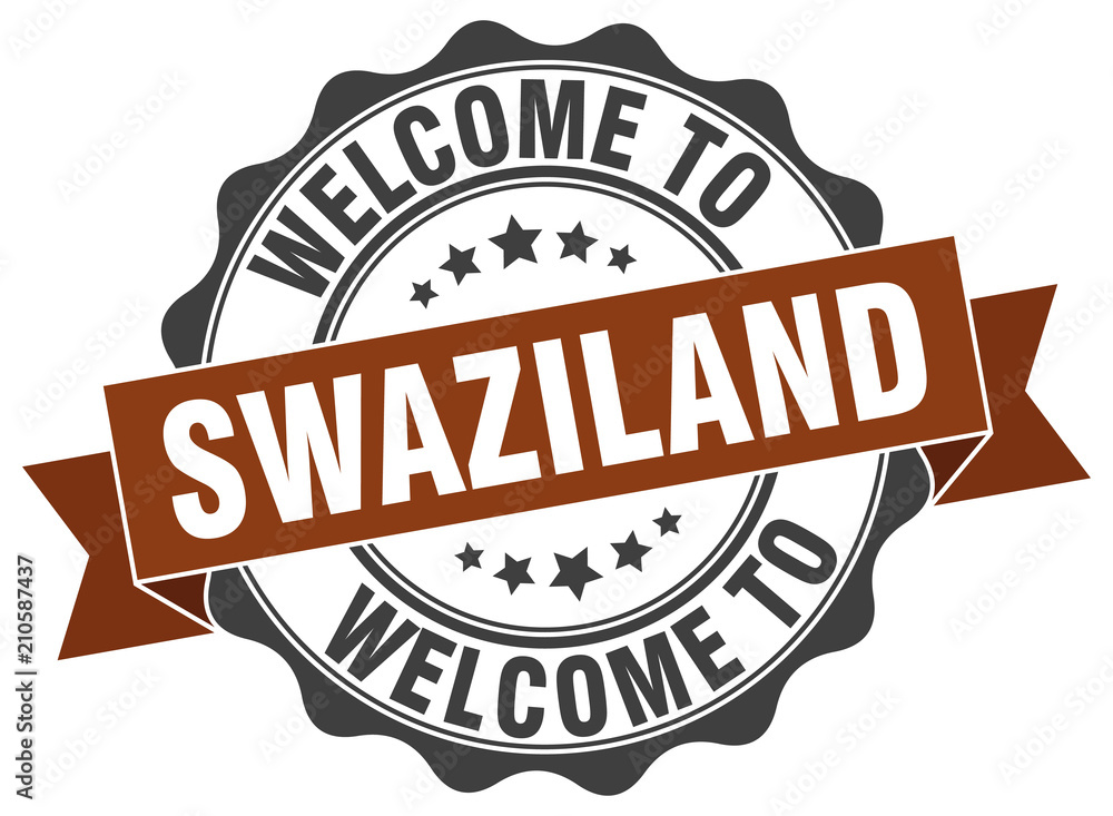 Swaziland round ribbon seal