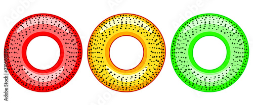 Poppy bagel icons