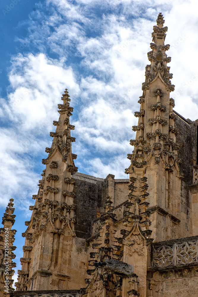 Detalle techo catedral de Segovia