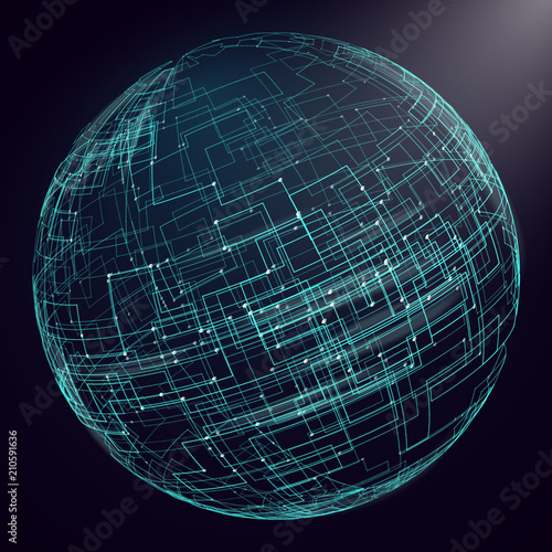 abstract vector design element