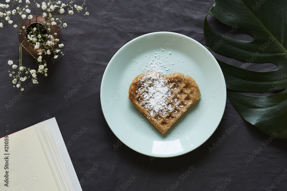 home made waffles creative table decoration home made waffles creative table decoration