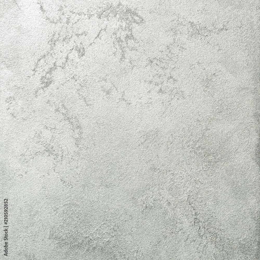 Obraz premium Textured background. Decorative plaster walls, external decoration of facade. Texture of silver.