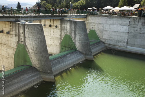 Wallpaper Mural Dam at Czorsztyn lake near Niedzica. Poland Torontodigital.ca