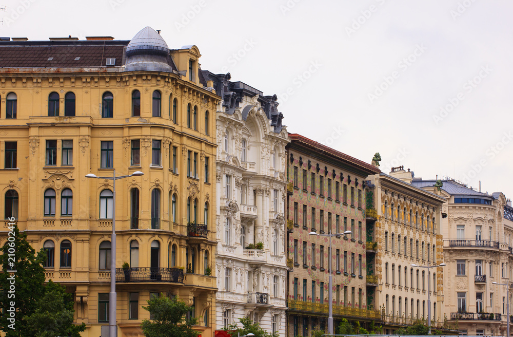 View of Viennese buildings