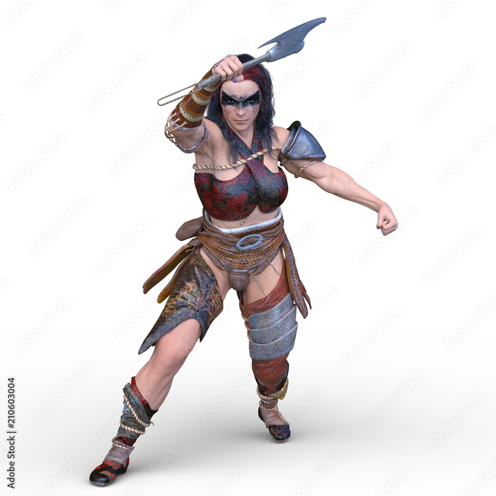 Fototapeta premium 女性戦士