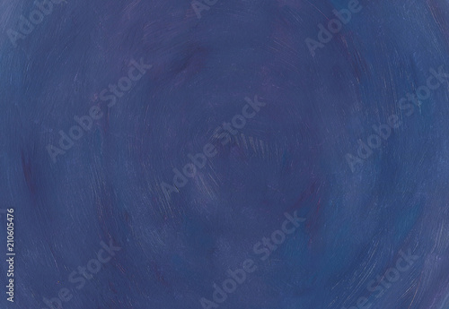 Fototapeta Naklejka Na Ścianę i Meble -  Pure purple background. Smooth texture, concentric shape of smears. Lunar night sky. Oil painting.