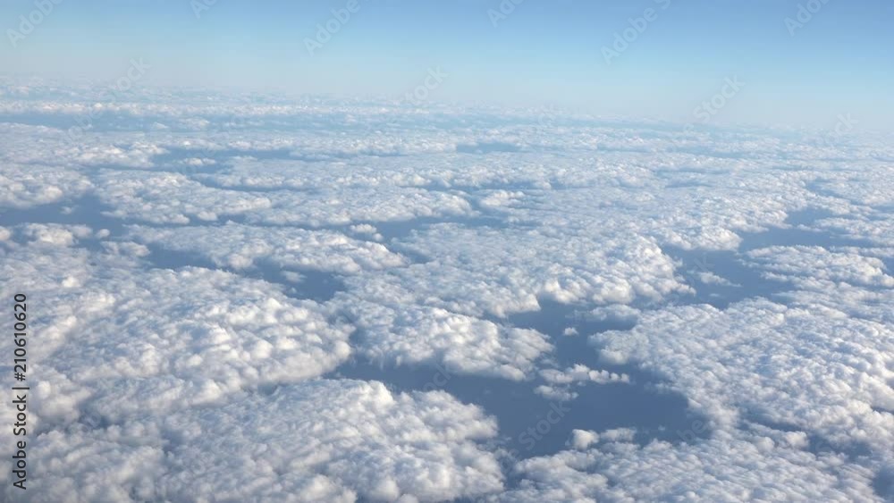aerial shot over the clouds aerial shot over the clouds