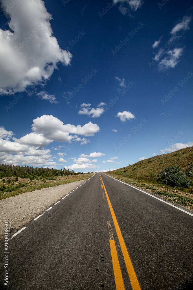 Fototapeta premium Scenic view along the Beartooth Highway in Montana.