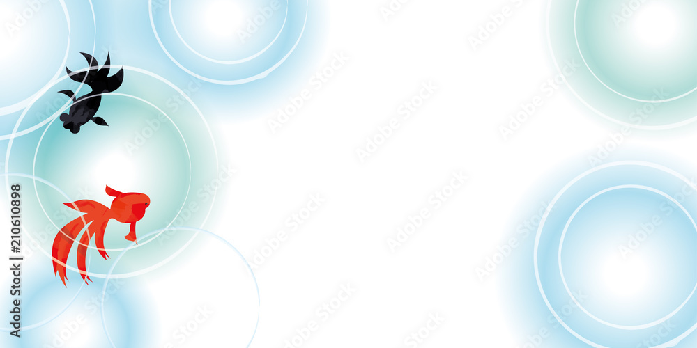 夏のイメージの背景テンプレート 金魚のイラスト Summer Image Background Stock Vector Adobe Stock 夏のイメージの背景テンプレート 金魚のイラスト Summer Image Background Stock Vector Adobe Stock