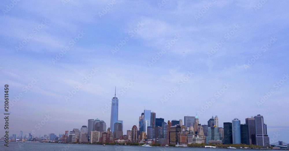 Naklejka premium Widok na Nowy Jork.