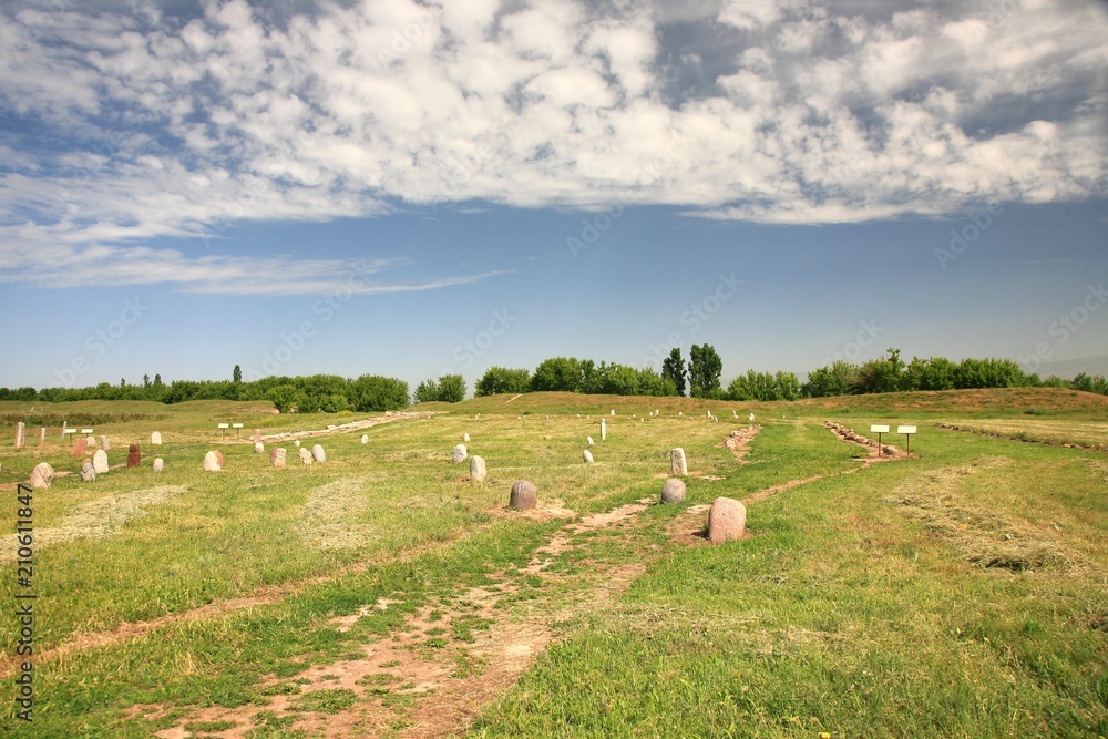Obraz premium The beautiful scenic in Bishkek of Kyrgyzstan