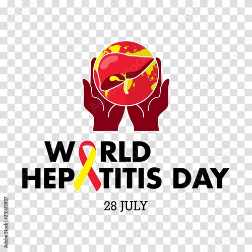 Vector illustration of World Hepatitis Day for banner and poster social media template