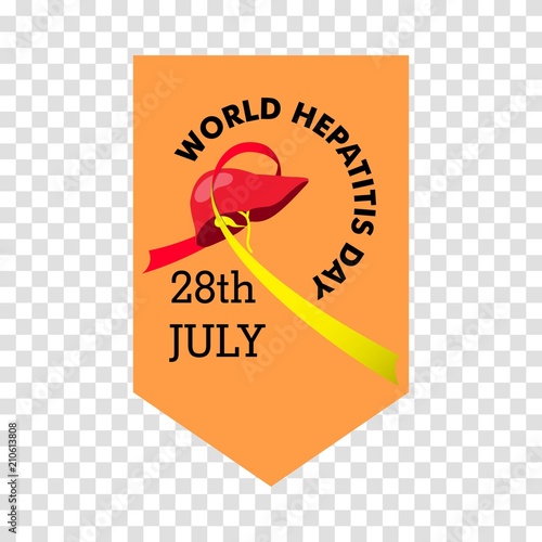 Vector illustration of World Hepatitis Day for banner and poster social media template