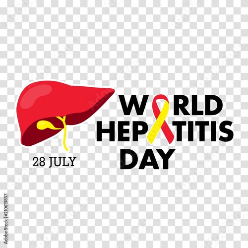 Vector illustration of World Hepatitis Day for banner and poster social media template