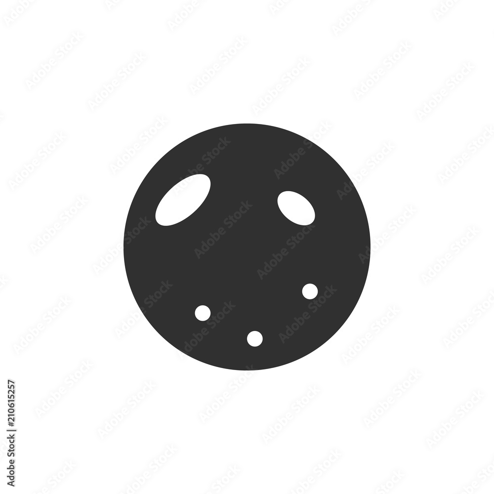 Fototapeta premium Moon vector icon