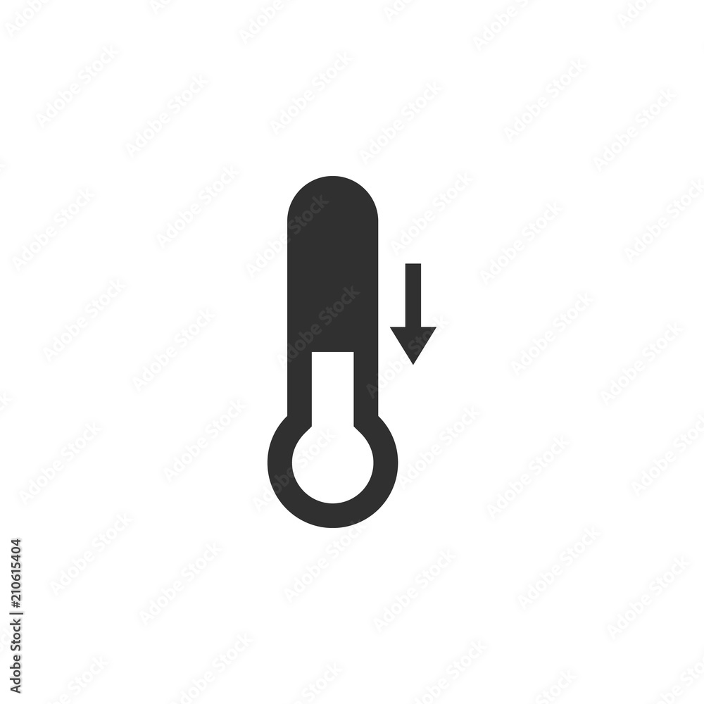 Temperature down icon Temperature down icon